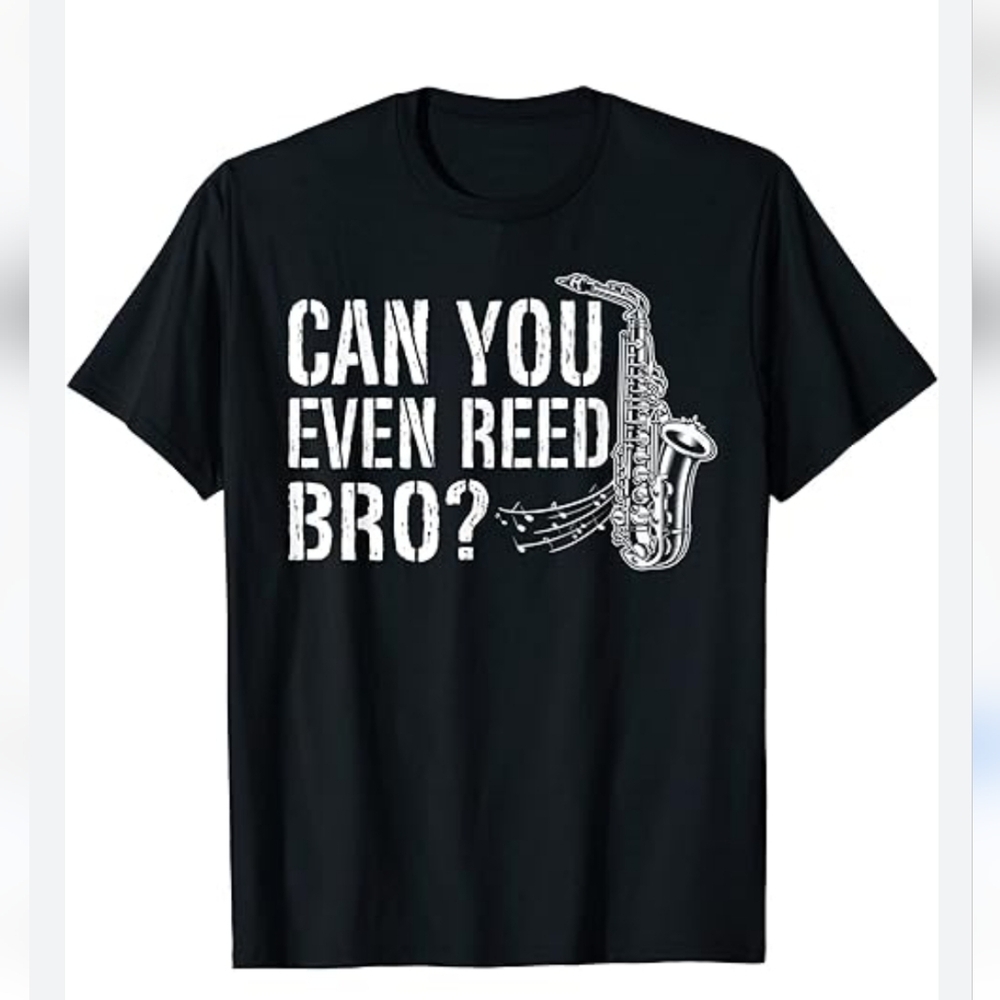 CAN YOU READ BRO / MENS SMALL T-SHIRT